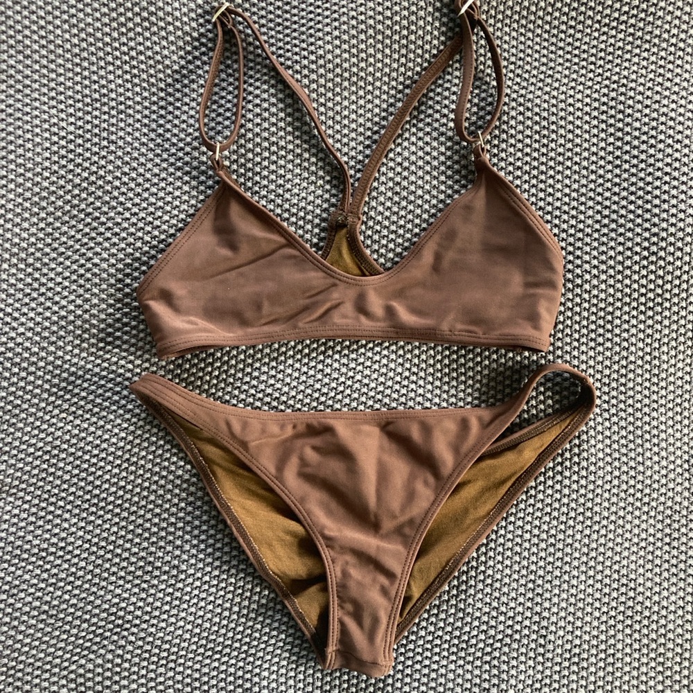 Mocha Brown Pakaloha Bikini Set